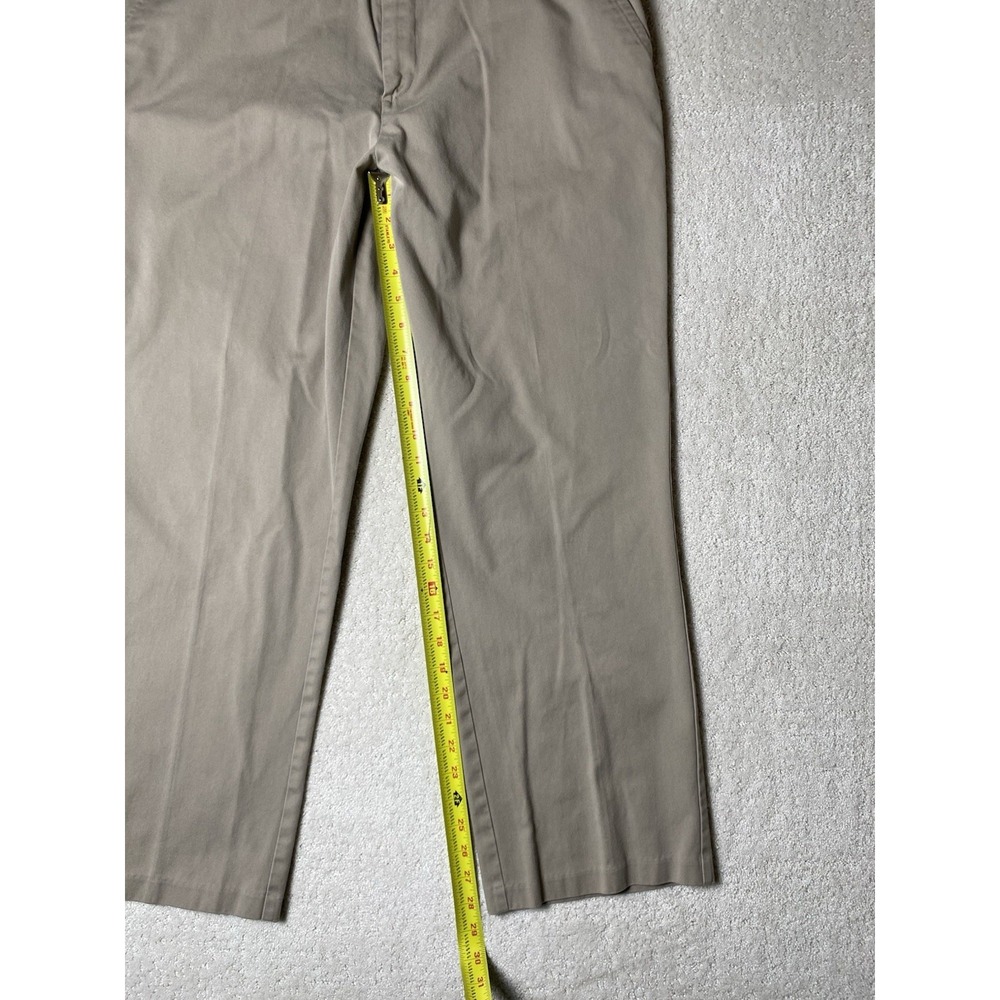 Dockers D3 Classic‎ Fit Khaki Chino Pants Men's 35x30 Flat Front Casual Tan - Picture 4 of 9